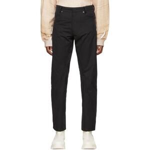 Bianca Saunders Sway Twisted Seam Jeans In Black Wide Leg Pants $730